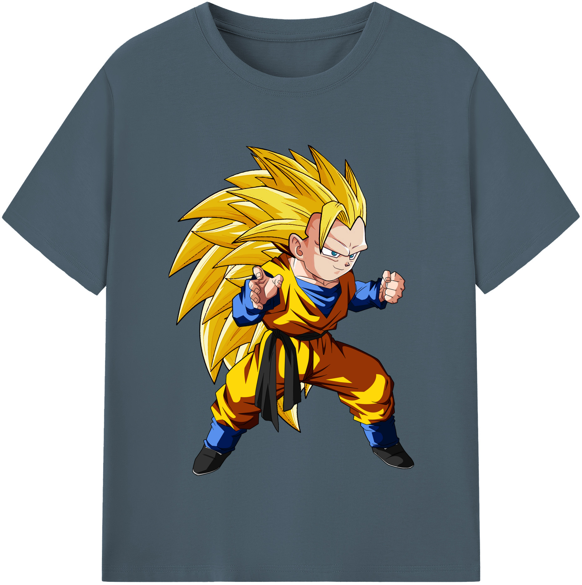 （画像用） ドラゴンボール ベジータ四世（Bejīta Yonsei）DRAGON BALL Vegeta IV 綿100％半袖Tシャツ（フロントプリント）